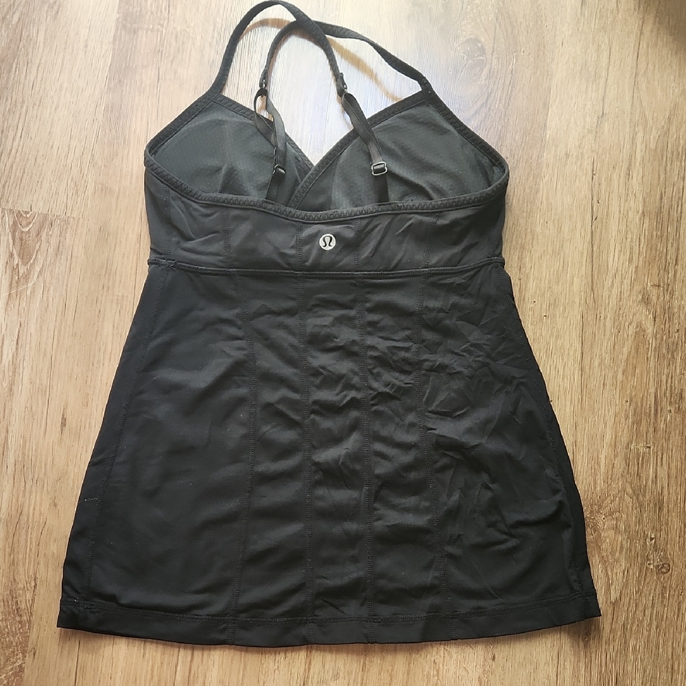 Lululemon Black Strappy Athletic Tank Top